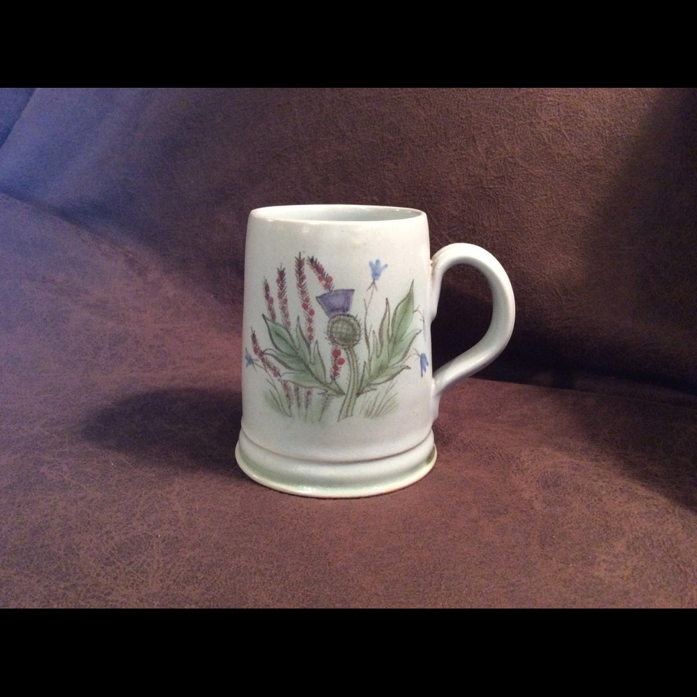 Buchanan Thistleware Stoneware Pottery Mug